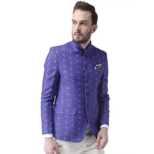 Men's Notch/bandgala Lapel Regular Fit Blazer - Image 3