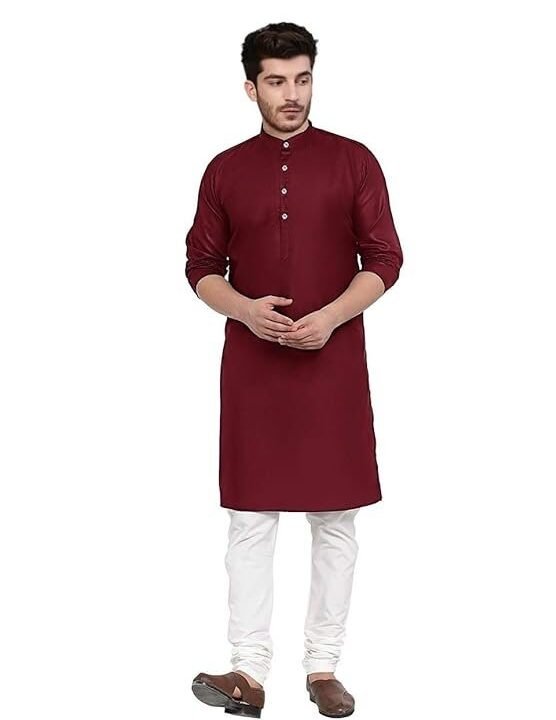 Mens straigth Kurta Pyjama Set Combo in 100% Cotton with 16 Colour Option and Size are XS to 3XL for (Birthday,Wedding, Ceremony, Casual, Engagement)