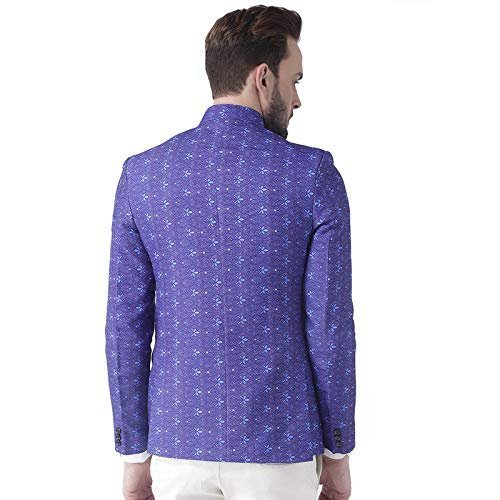 Men's Notch/bandgala Lapel Regular Fit Blazer - Image 2