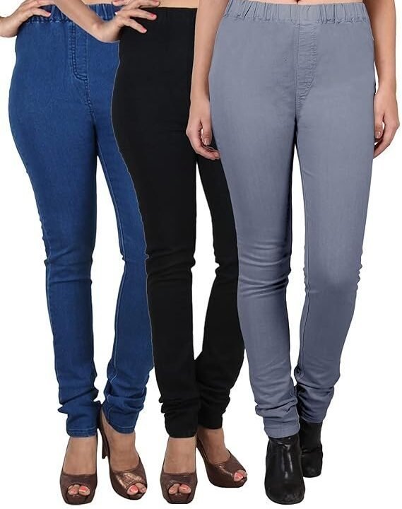 DUEFIT Women's Jegging (Combo Pack of 3)